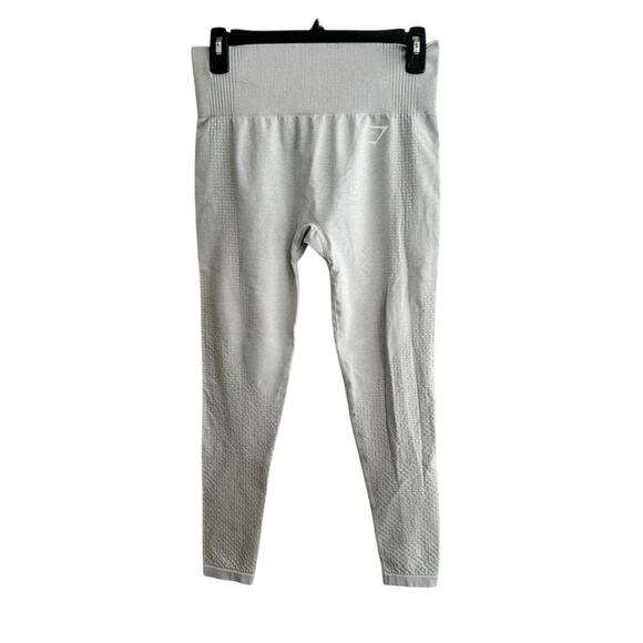 Gymshark Vital Seamless 2.0 Light Grey High Rise Leggings - Picture 1 of 6